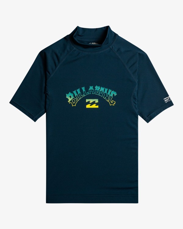 0 Arch - Kurzärmliger Rashguard mit UPF 50 für Jungen 8-16 Blau C4KY21BIP2 Billabong