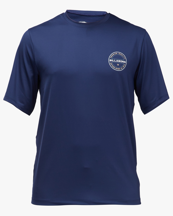 0 Rotor - Short Sleeve UPF 50 Rash Vest for Men Blue C4MY56BIP2 Billabong