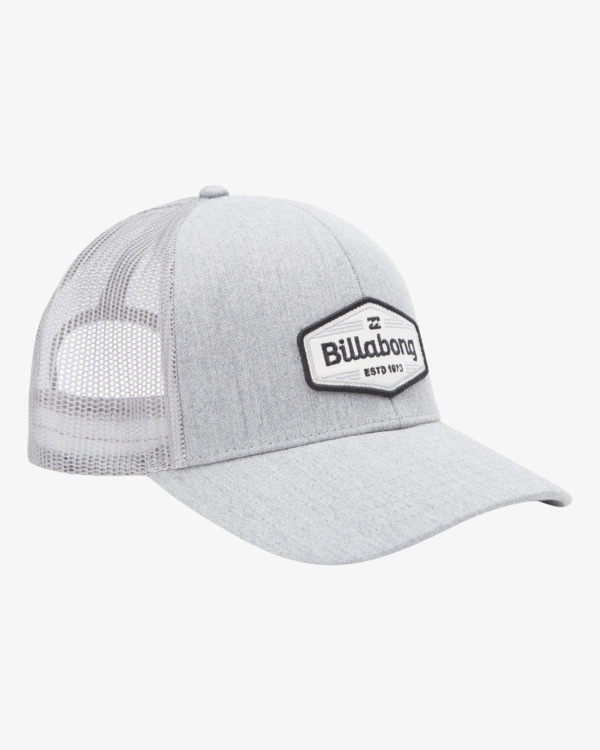 2 Walled - Casquette trucker pour Homme Gris C5CT04BIP2 Billabong