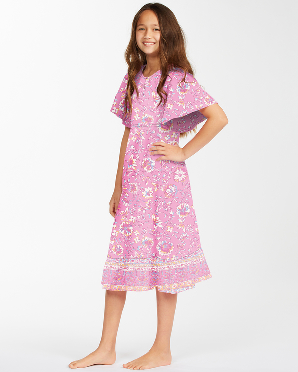 Pink hippie dress best sale