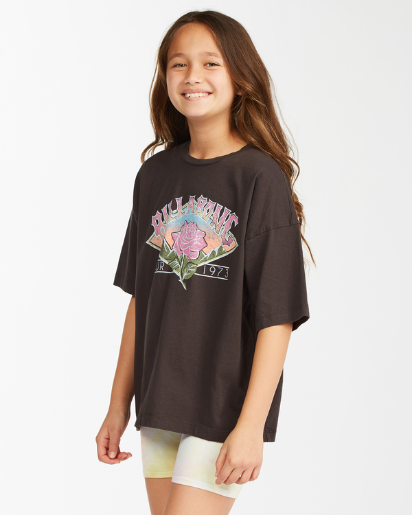 3 A Rose Is A Rose - Short Sleeve T-Shirt for Girls 8 - 14  C8SS08BIP2 Billabong