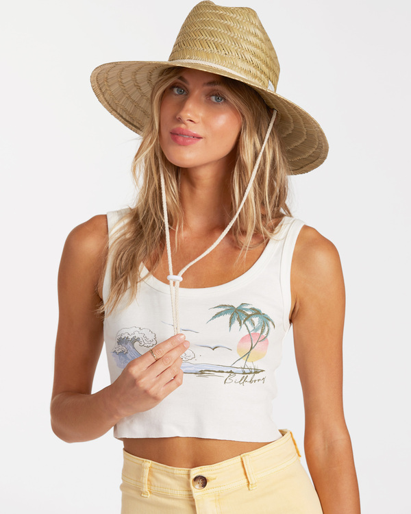 1 New Comer - Sombrero para el sol para Mujer Blanco C9HT03BIP2 Billabong
