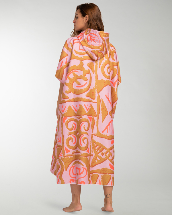 2 Surf trip A-Div - Opvouwbare Poncho voor Dames Pink C9TO10BIP2 Billabong