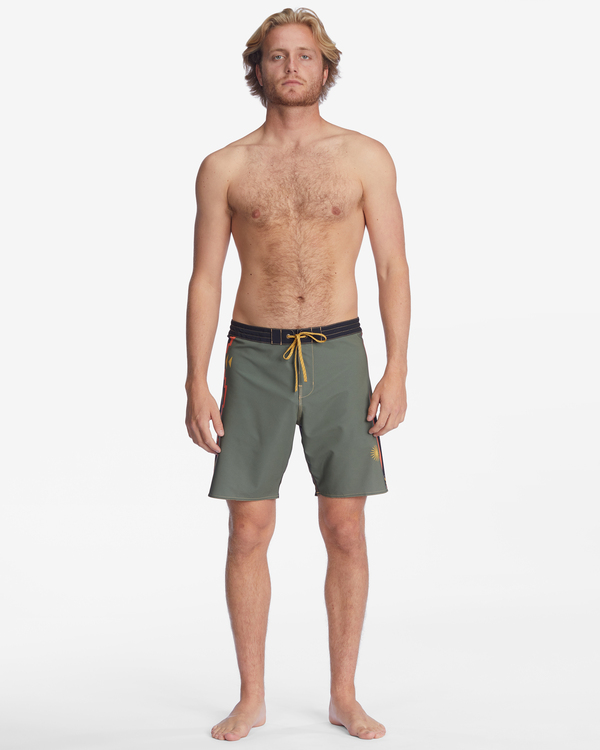 7 Wrangler United By Pro 18" - Boardshort da Uomo Brown D1BS35BIS2 Billabong