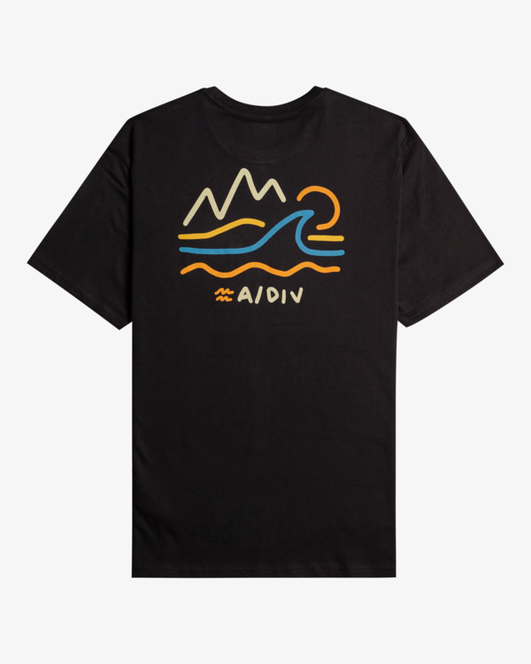 1 Peaks - Camiseta Orgánica para Hombre Negro D1SS27BIS2 Billabong