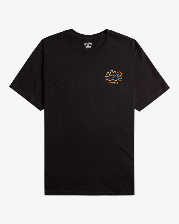 0 Peaks - Camiseta Orgánica para Hombre Negro D1SS27BIS2 Billabong