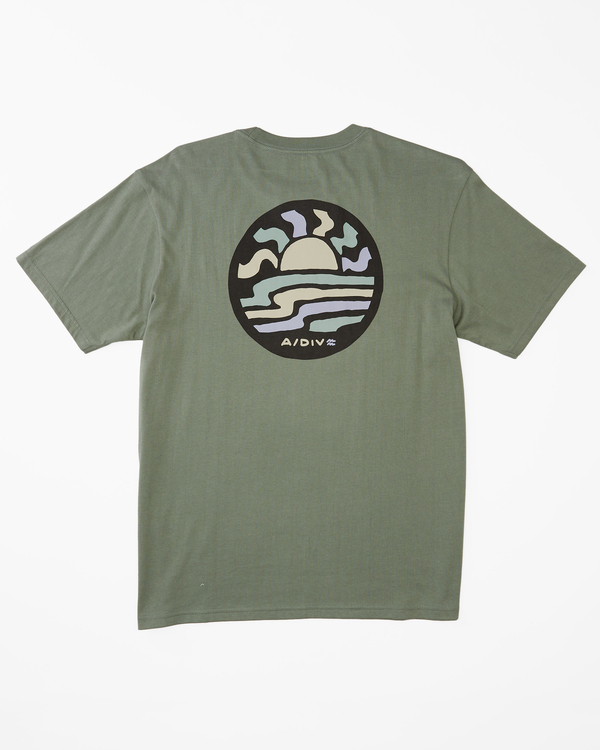 1 Sundown - Camiseta Orgánica para Hombre Verde D1SS28BIS2 Billabong
