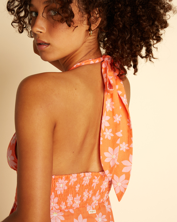 3 Wrangler Hung Up - Maxi Dress for Women Orange D3DR20BIS2 Billabong