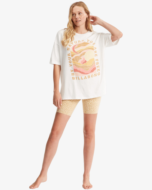 7 Nature Is Free - T-shirt pour Femme Marron D3SS11BIS2 Billabong