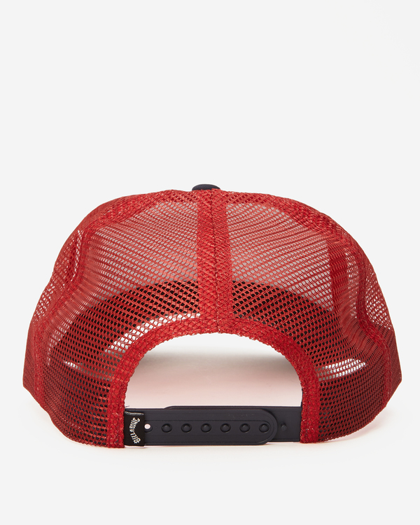 3 Podium Trucker Cap Red D5CT04BIS2 Billabong