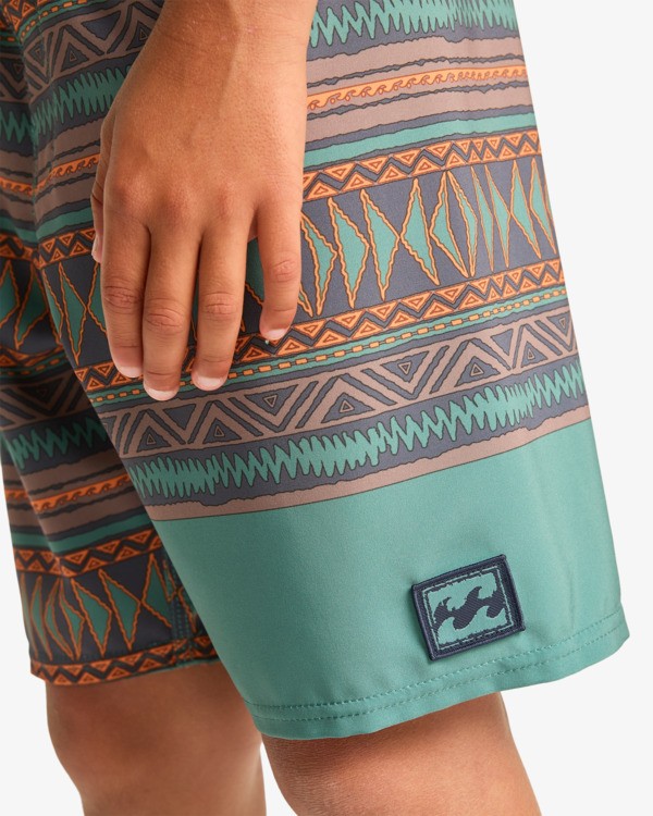 6 Burleigh Pro - Boardshorts for Boys 8-16 Blue EBBBS00116 Billabong