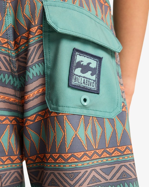 7 Burleigh Pro - Boardshorts for Boys 8-16 Blue EBBBS00116 Billabong