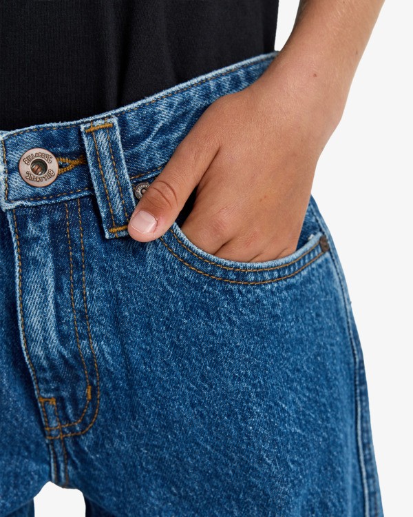 4 Gold Coast Denim - Short d'inspiration Workwear pour Gar&ccedil;on 8-16 ans Bleu EBBDP03002 Billabong