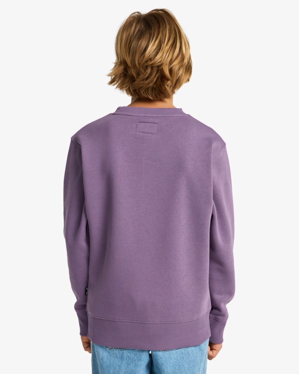 2 Arch Cr - Sudadera de cuello redondo para chicos 8-16 Violeta EBBFT00122 Billabong