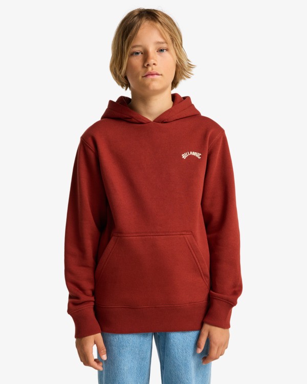0 Arch Po - Pullover Sweatshirt for Boys 8-16 Red EBBFT00123 Billabong