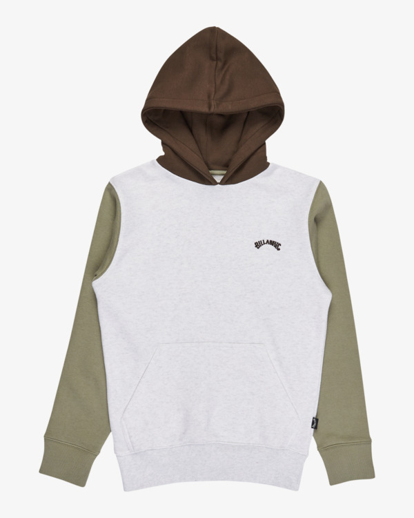 3 Arch Block Po - Kapuzenpulli für Jungen 8-16 Weiss EBBFT00124 Billabong