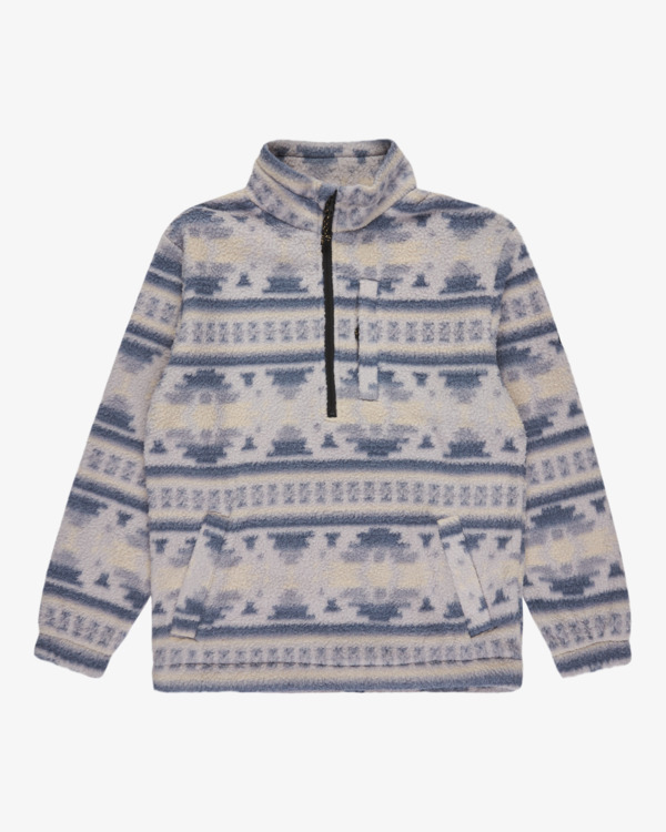 5 Boundary Mock - Half Zip Mock Neck Pullover for Boys 8-16 Grey EBBFT00127 Billabong