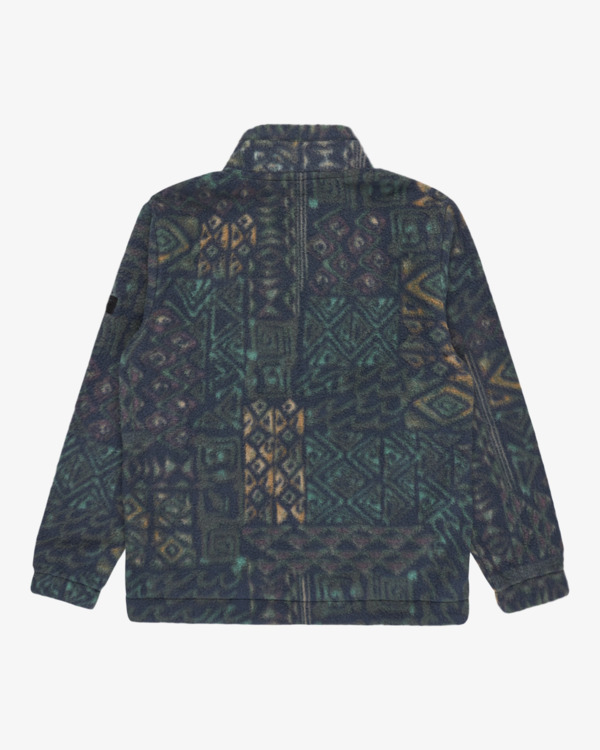 6 Boundary Mock - Pull à col rond demi-zippé pour Garçon 8-16 ans Bleu EBBFT00127 Billabong