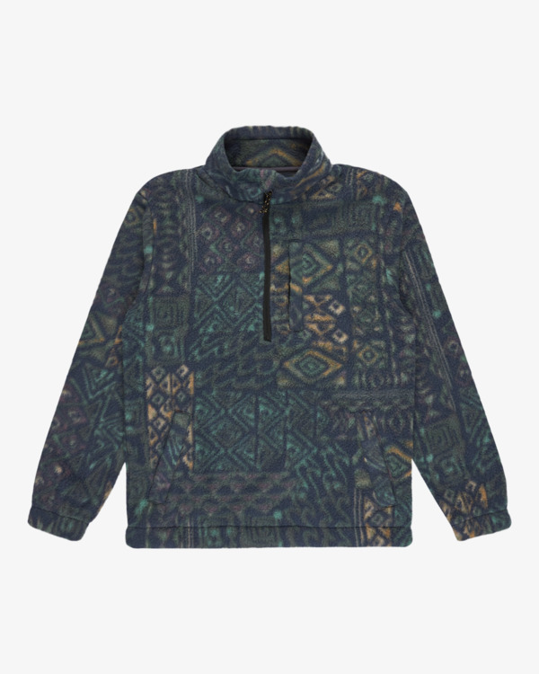 5 Boundary Mock - Pull à col rond demi-zippé pour Garçon 8-16 ans Bleu EBBFT00127 Billabong