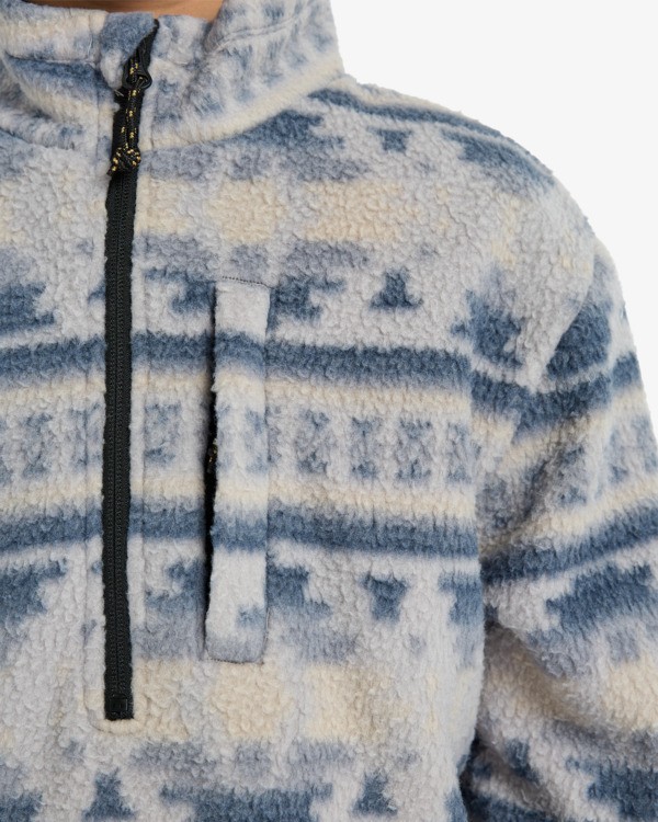 3 Boundary Mock - Half Zip Mock Neck Pullover for Boys 8-16 Grey EBBFT00127 Billabong