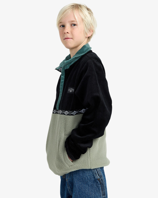 3 Space Lobster - Pullover mit Reißverschlusskragen für Jungen 8-16 Blau EBBFT00129 Billabong
