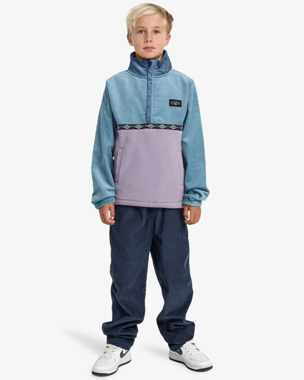 0 Space Lobster - Pullover mit Reißverschlusskragen für Jungen 8-16 Blau EBBFT00129 Billabong