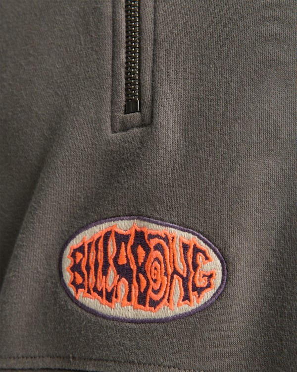 6 Burleigh - Half-Zip Sweatshirt for Boys 8-16 Grey EBBFT00134 Billabong