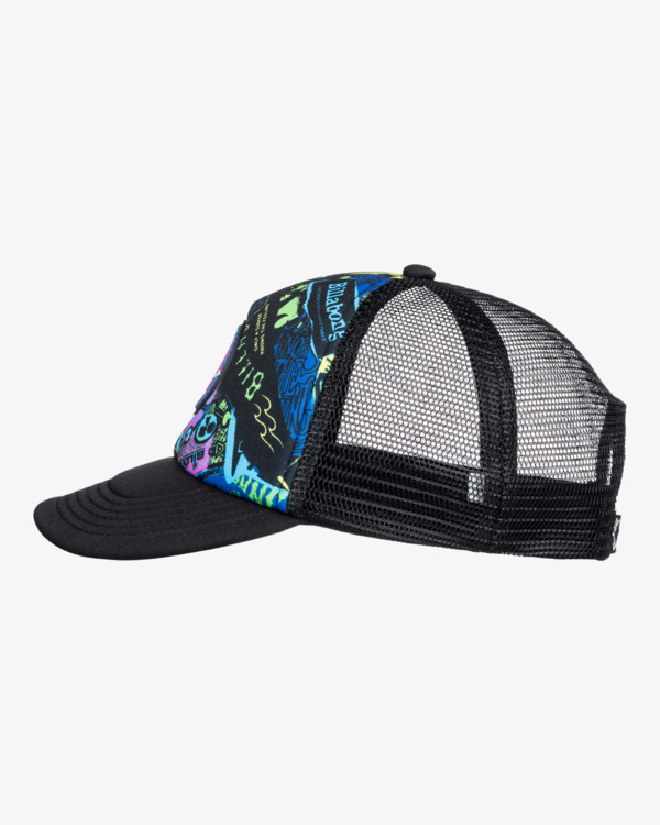 4 Rotor Diamond - Bon&eacute; Trucker para Rapazes Preto EBBHA00101 Billabong