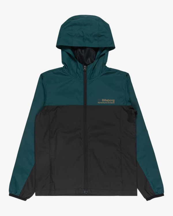 4 Transport - Lightweight Mini Ripstop Windbreaker for Boys 8-16 Black EBBJK03009 Billabong