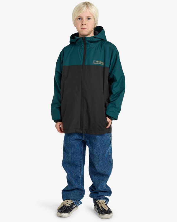 0 Transport - Lightweight Mini Ripstop Windbreaker for Boys 8-16 Black EBBJK03009 Billabong