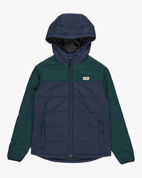 5 Journey Hooded - Licht doorgestikt jack met polyvulling voor Jongens 8-16 Blue EBBJK03010 Billabong