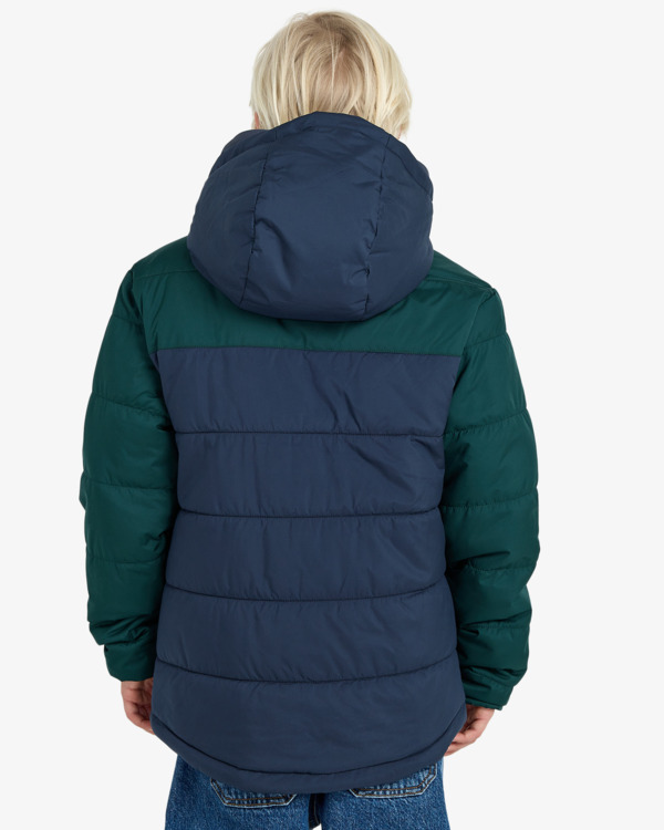 2 Journey Hooded - Licht doorgestikt jack met polyvulling voor Jongens 8-16 Blue EBBJK03010 Billabong