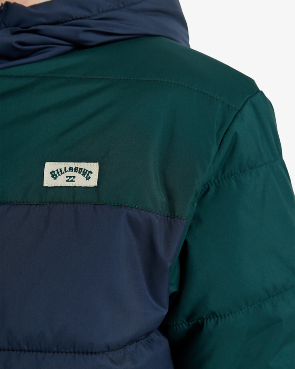 4 Journey Hooded - Licht doorgestikt jack met polyvulling voor Jongens 8-16 Blue EBBJK03010 Billabong