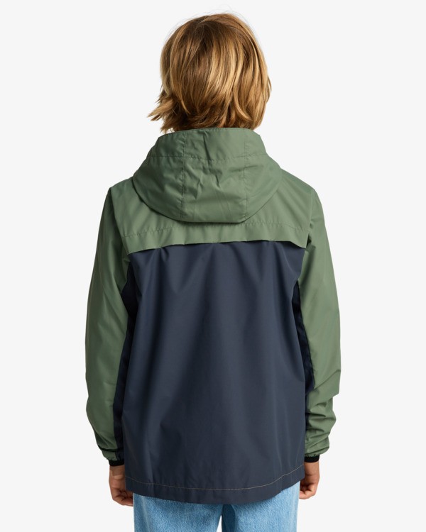 3 Transport - Windbreaker-Jacke f&uuml;r Jungen 8-16 Schwarz EBBJK03011 Billabong