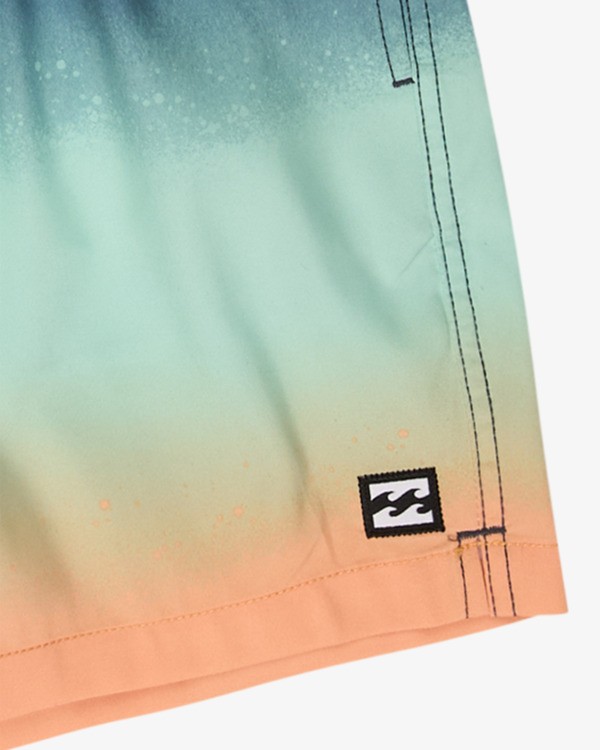 2 All Day Fade Layback 14" - Bermuda da bagno da Ragazzo 8-16 Green EBBJV00112 Billabong