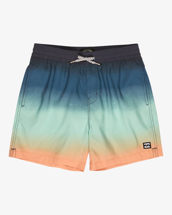 0 All Day Fade Layback 14" - Swim Shorts for Boys 8-16 Green EBBJV00112 Billabong