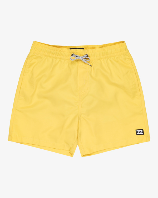 0 All Day Layback - Swim Shorts for Boys 8-16 Yellow EBBJV00115 Billabong