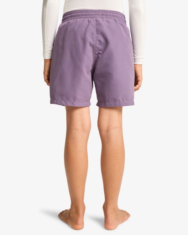 4 All Day Layback 14" - Cal&ccedil;&otilde;es de banho para Rapazes 8-16 Roxo EBBJV00115 Billabong