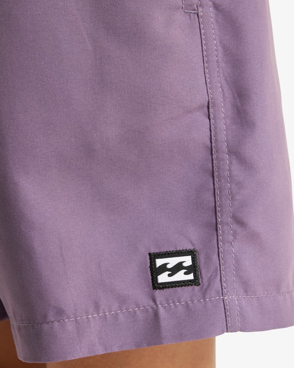 6 All Day Layback 14" - Cal&ccedil;&otilde;es de banho para Rapazes 8-16 Roxo EBBJV00115 Billabong