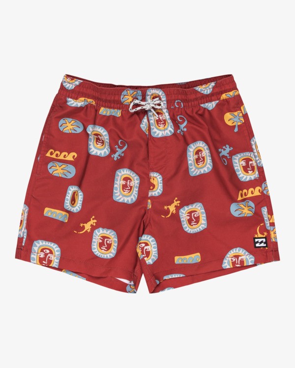0 Vacay 14" - Schwimmshorts für Jungs 8 - 16 Rot EBBJV00121 Billabong