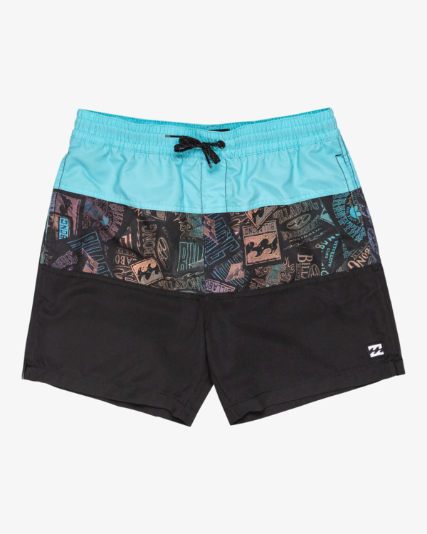 0 Tribong 14" - Short de Natación para Chicos 8 - 16 años Negro EBBJV00123 Billabong