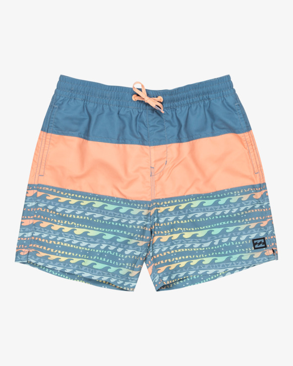 0 Tribong 14" - Swim Shorts for Boys 8 - 16 Multi EBBJV00123 Billabong