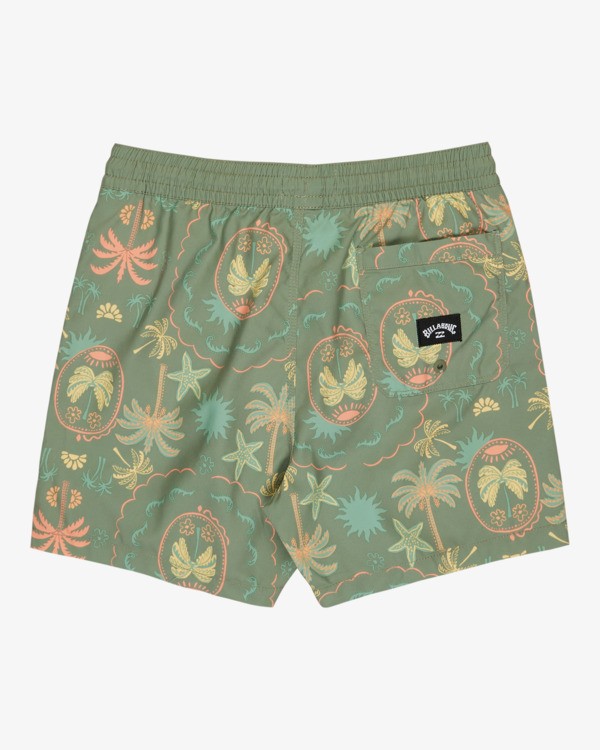 1 Vacay Layback - Swim Shorts for Boys 8-16 Green EBBJV00131 Billabong