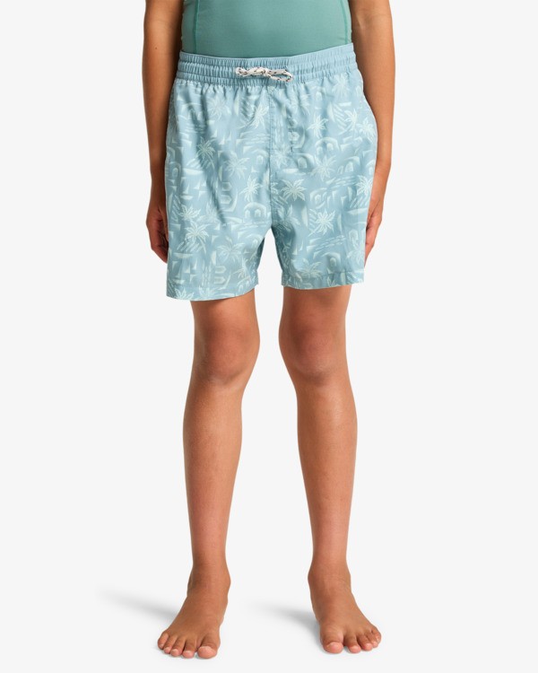 2 Vacay Layback - Schwimmshorts f&uuml;r Jungen 8-16 Weiss EBBJV00131 Billabong