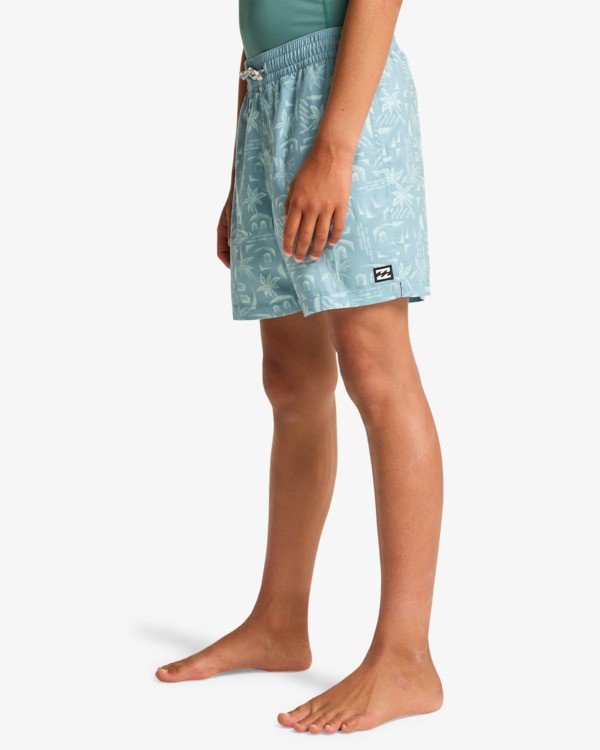 5 Vacay Layback - Schwimmshorts f&uuml;r Jungen 8-16 Weiss EBBJV00131 Billabong