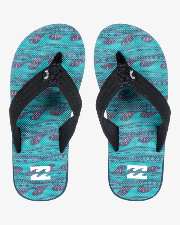 0 All Day Theme - Sandals for Boys Blue EBBL100001 Billabong
