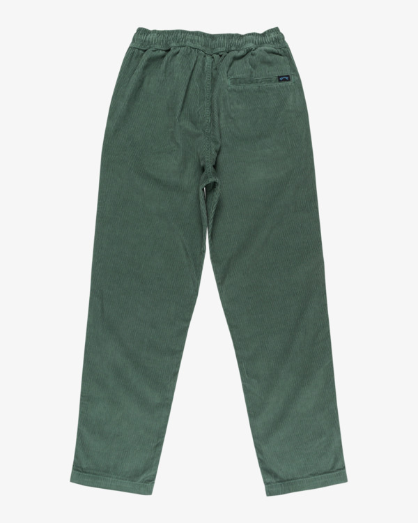 7 Larry Cord - E-Waist Trousers for Boys 8-16 Green EBBNP03005 Billabong