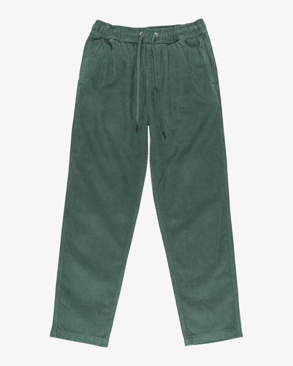 6 Larry Cord - E-Waist Trousers for Boys 8-16 Green EBBNP03005 Billabong