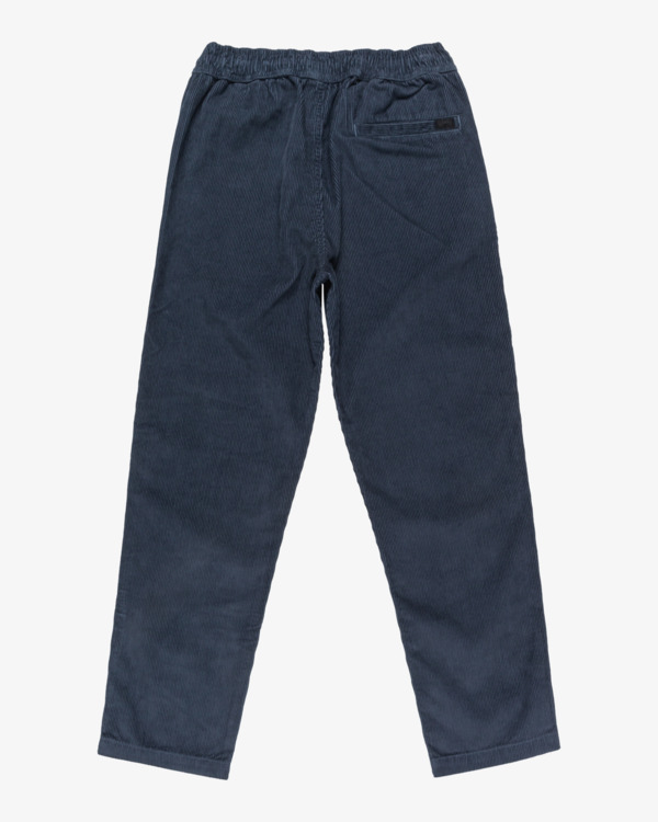 7 Larry Cord - E-Waist Trousers for Boys 8-16 Black EBBNP03005 Billabong
