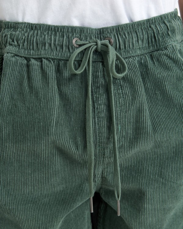 4 Larry Cord - E-Waist Trousers for Boys 8-16 Green EBBNP03005 Billabong